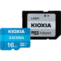 Карта памяти Kioxia Exceria microSDHC LMEX1L016GG2 16GB (с адаптером)