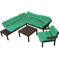 Набор садовой мебели M-Group Дачный 12180604 (зеленая подушка) в Лиде