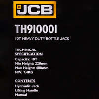 Бутылочный домкрат JCB TH910001 (10т)