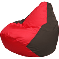 Кресло-мешок Flagman Груша Г2.1-177 (красный/коричневый)