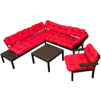 Набор садовой мебели M-Group Дачный 12180606 (красная подушка) в Гомеле