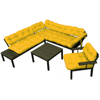 Набор садовой мебели M-Group Дачный 12180611 (желтая подушка) в Гомеле