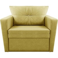 Кресло-кровать Brioli Пино К (рогожка, J9 желтый) в Бресте