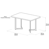 Кухонный стол Домус Симпл 3 (дуб сонома/белый)