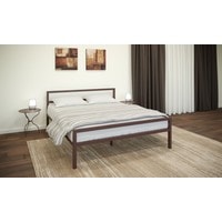 Кровать ИП Князев Наргиз 120x200 (коричневый)