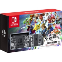 Игровая приставка Nintendo Switch Super Smash Bros. Ultimate Edition (серый)