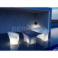 Стол Berkano Oasis со стеклом 240_022_14 (графитовый)