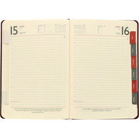 Ежедневник Escalada Тиволи глосс 63752 (176 л, бордовый)