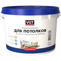 Краска VGT ВД-АК-2180 Для потолков 1.5 кг (белоснежный)