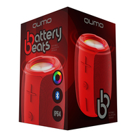 Беспроводная колонка QUMO BatteryBeats (красный)