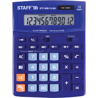 Бухгалтерский калькулятор Staff STF-888-12-BU 250455