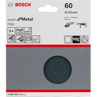 Набор шлифкругов Bosch F550 Expert for Metal 2608608Y05 (5 шт) в Борисове