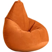 Кресло-мешок Kreslomeshki Груша велюр (XL, лисий)