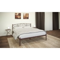 Кровать ИП Князев Лилия 90x190 (коричневый)