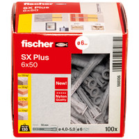 Дюбель универсальный Fischer SX Plus 6X50 568106 (100 шт)