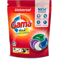 Капсулы для стирки Gama Универсальный 4 в 1 Smart Choice 60 шт