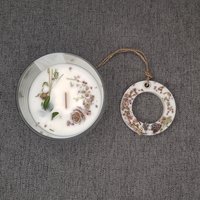 Подарочный набор Ptuska Лес - соевая аромасвеча флорентийское саше