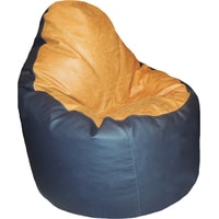 Кресло-мешок Bagland Комфорт Плутон L (замша плутон-048/замша перфект-блю)