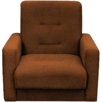 Интерьерное кресло Craftmebel Милан (коричневый)