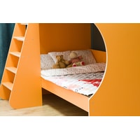 Двухъярусная кровать Красная звезда Р438 Капризун 3 180x80 (оранжевый)