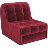 Кресло-кровать Мебель-АРС Барон №2 (бархат, красный Star Velvet 3 Dark Red) в Витебске