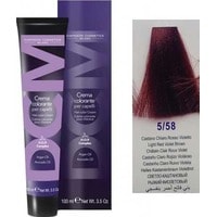 Крем-краска для волос DCM HOP Complex 5/58 светло-каштановый рыжий фиолетов