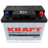 Автомобильный аккумулятор KRAFT 65 R KR65.0