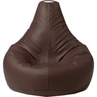 Кресло-мешок Palermo Bormio экокожа XXL (шоколадный)