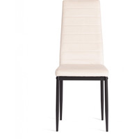 Стул TetChair Easy Chair металл/вельвет (светло-бежевый/черный)