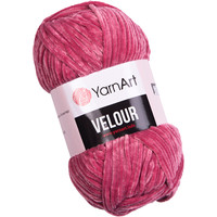 Пряжа для вязания Yarnart Velour 868 100 г 170 м (темная роза)