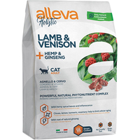 Сухой корм для кошек Alleva Holistic Adult Lamb & Venison + Hemp & Ginseng (ягненок и оленина + конопля и женьшень) 1.5 кг
