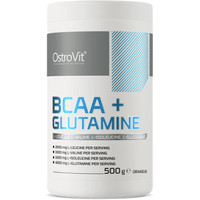 BCAA OstroVit BCAA + Glutamine (лимон, 500г)