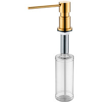 Дозатор для жидкого мыла Paulmark Kraft D003-G (золото/брашированное золото)