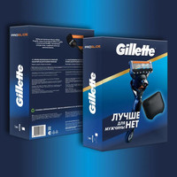 Подарочный набор Gillette ProGlide с 1 сменной кассетой и дорожным чехлом для станка