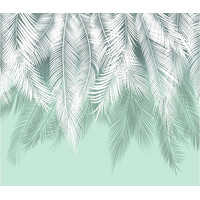 Фотообои Citydecor Пальмовые листья (бирюзовый) 300x260