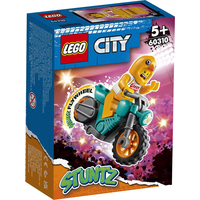 Конструктор LEGO City 60310 Трюковый мотоцикл с цыпленком