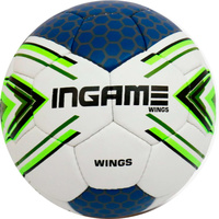 Футбольный мяч Ingame Wings IFB-134 (5 размер, белый/синий/зеленый)