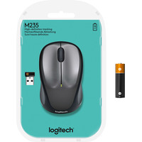 Мышь Logitech M235 Wireless Mouse (серый) [910-002201]