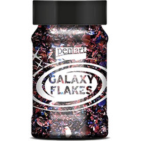 Хлопья декоративные Pentart Galaxy Flakes 15 г (коричневый Марс)