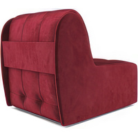 Кресло-кровать Мебель-АРС Барон №2 (бархат, красный Star Velvet 3 Dark Red) в Бресте