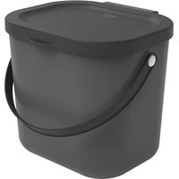Контейнер для раздельного сбора мусора Rotho Albulino 1030308853 (6 л, серый)