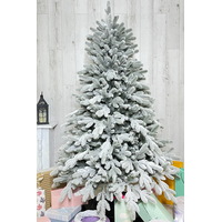 Ель Christmas Tree Ель искусственная литая заснеженная Бревера 1.8 м