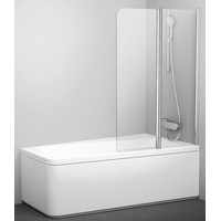 Стеклянная шторка для ванны Ravak 10CVS2 100 L (белый/прозрачное)
