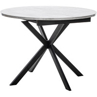 Кухонный стол Мебель Импэкс Leset Капри (цемент/черный)