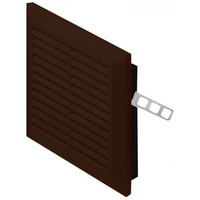 Вентиляционная решетка Awenta Classic T70BR 20x20 (коричневый)