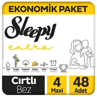 Подгузники Sleepy Extra Double Jumbo Maxi 4/L (48 шт)
