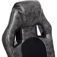 Кресло TetChair Driver (экокожа/ткань, серый/черный)