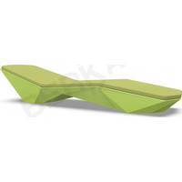 Шезлонг Berkano Quaro с подушками (зеленый/зеленый)