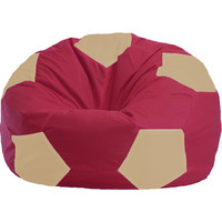 Кресло-мешок Flagman Мяч М1.1-304 (бордовый/бежевый)
