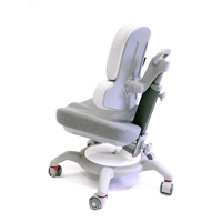 Детский ортопедический стул CooBee 142 с чехлом (серый)